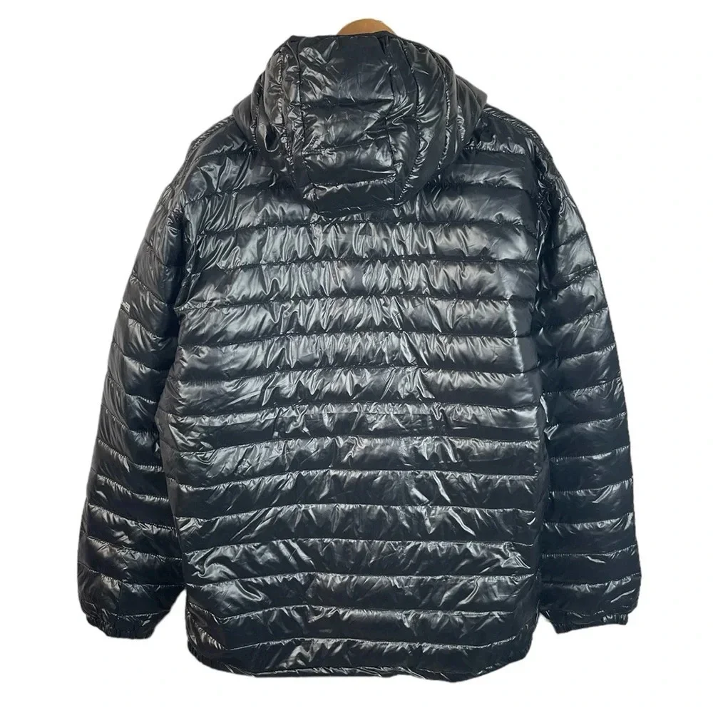 B14 Men’s Avalanche Outdoor Modern Black Full Zip Hoodie Puffer Jacket XL